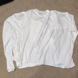 Set of 3!! Patagonia white long sleeve shirts (s)